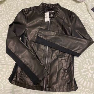 Ladies Faux Leather Jacket